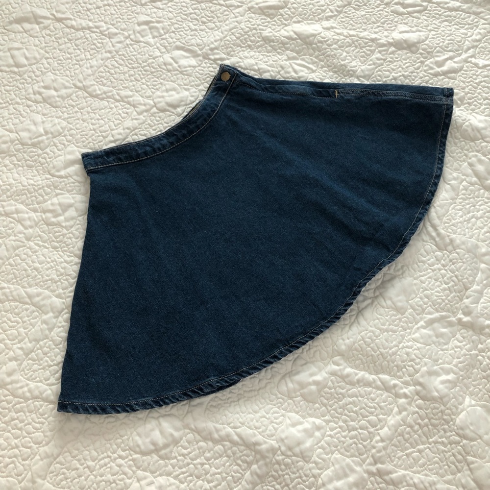 XS American Apparel Denim Circle Skirt